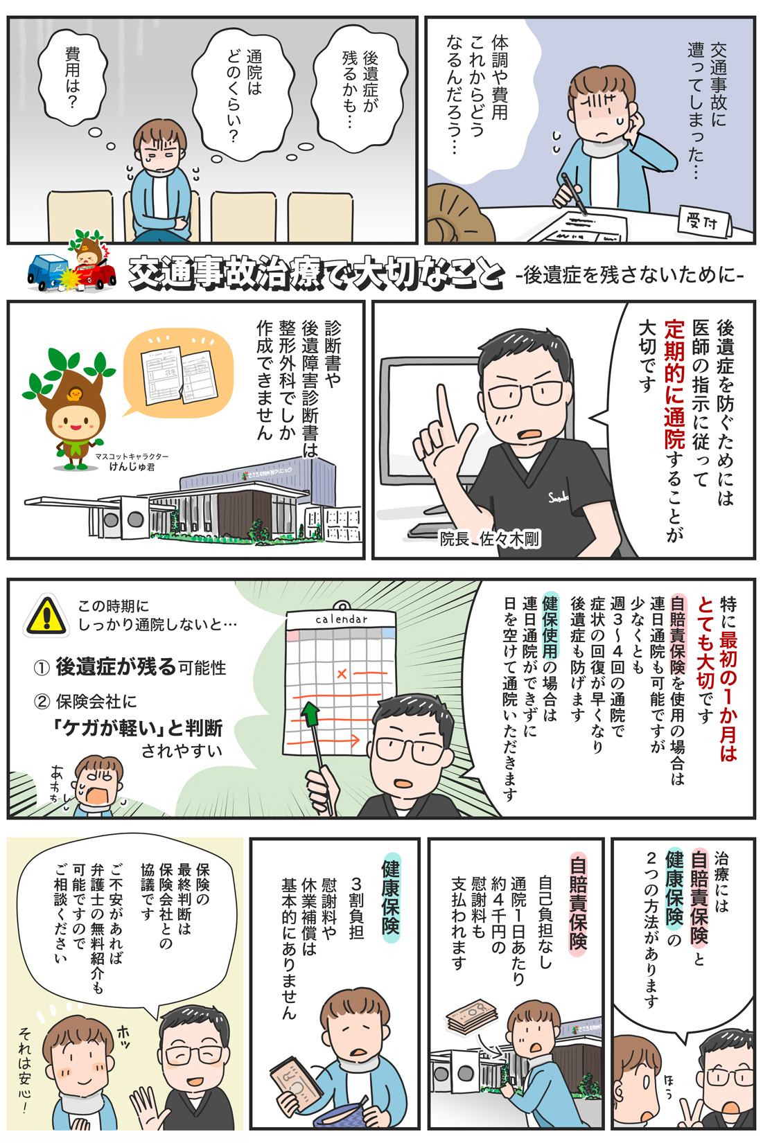 交通事故治療で大切なこと